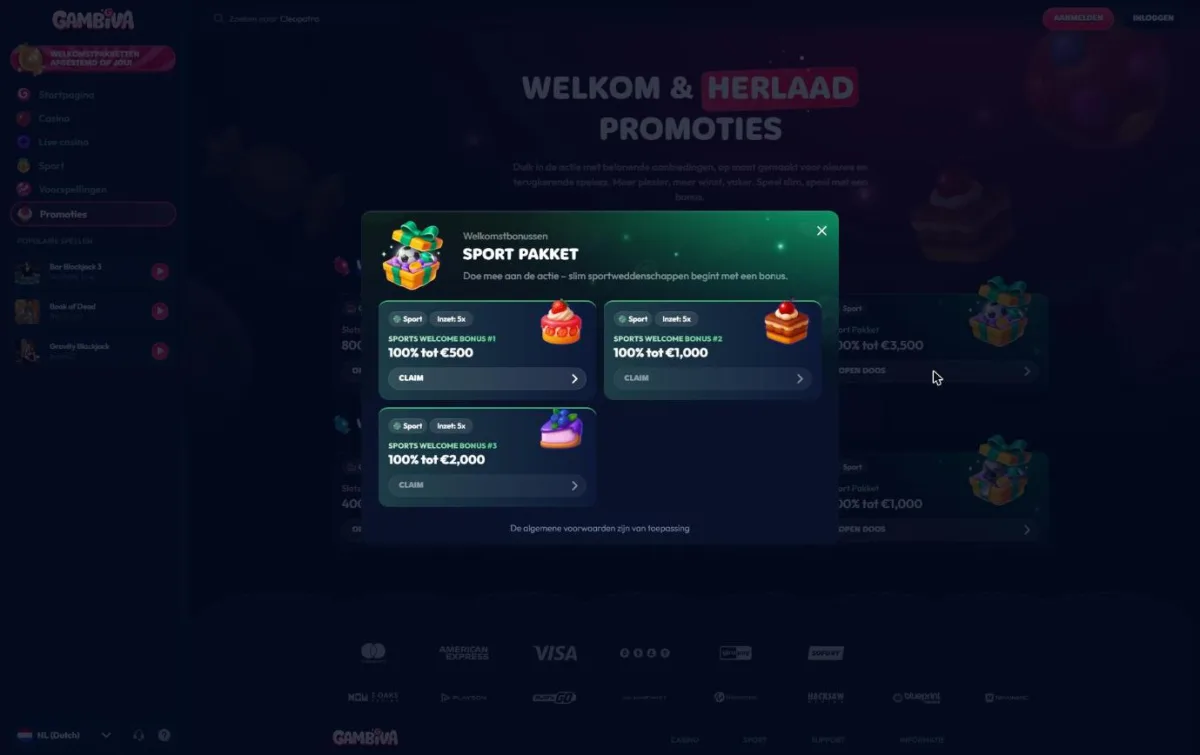 Sport Pakket met drie sportbonussen tot 3.500 euro